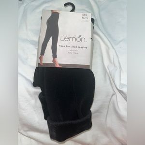 Flux fur lined leggings